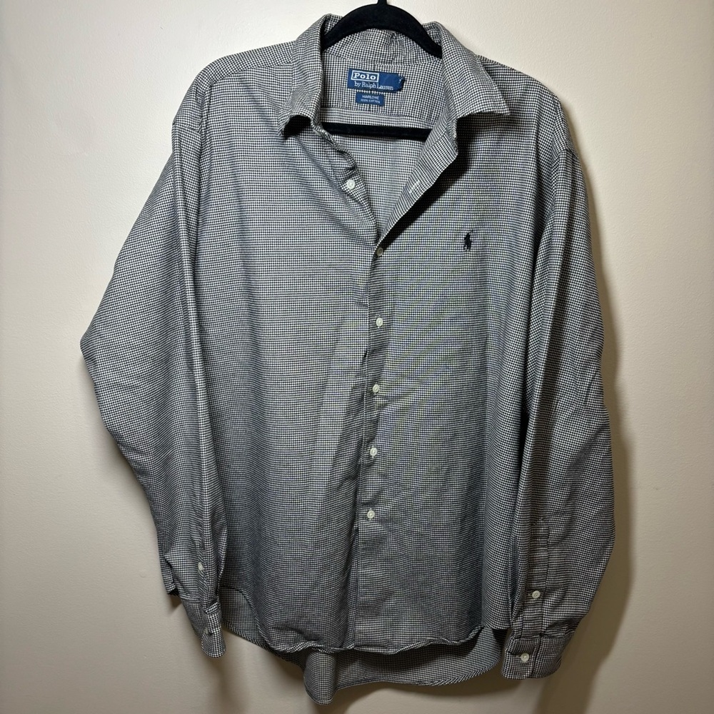 Polo Ralph Lauren Men's Casual Button Down, Sz XL, 100% Cotton Marlowe Very Soft